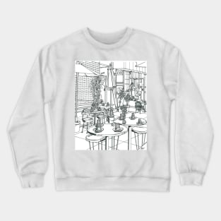 New York Cafe Crewneck Sweatshirt